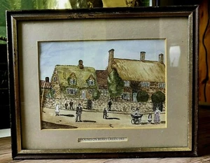 Vintage Houses Of Berry Green 1903 Art Print Framed - Picture 1 of 5