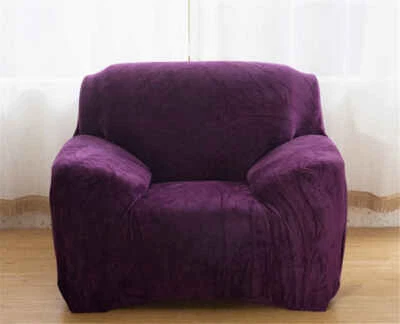 Плюшевый толстый диван чехол для гостиной эластичной угловой эластичный диван чехлы твердое тело - Изображение 1 из 4