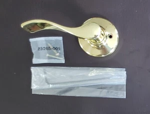 Kwikset 488BL LH 3 V1 Balboa Linkshänder-Scheinhebel, poliertes Messing - Bild 1 von 3