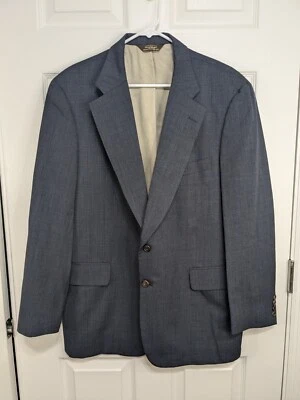 Paul Stuart Blazer Men's 44R Blue Wool Single Breasted - Image 1 of 4