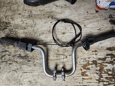 1990 Sea Doo SP 587 Handlebars 1989 1990 1991 1992 1993 W Throttle Cable Thumb - Image 1 of 4