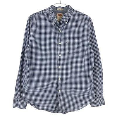 LEVI'S STRAUSS & CO Camisa De Cuadros Slim Fit Casual Formal Para Hombre Talla L - Imagen 1 de 4