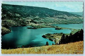 British Columbia Kanada Postkarte Kalamalka See See der vielen Farben c1950er - Bild 1 von 2