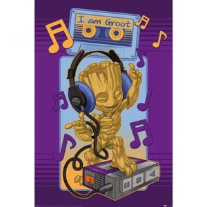 GOTG Groot Cassette Maxi Poste - Picture 1 of 1