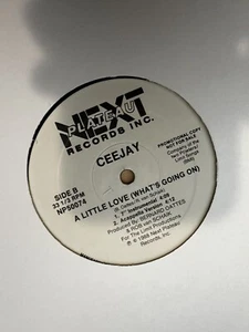 CEEJAY - A LITTLE LOVE - Next Plateau (NP-50074) LP 33 Vinyl NM/NM - 12" PROMO - Picture 1 of 8