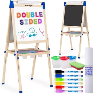 Cavalletto artistico per bambini - regolabile su due lati.(Nuovo) qualche danno. Prezzo consigliato £69,99 - Foto 1 di 9