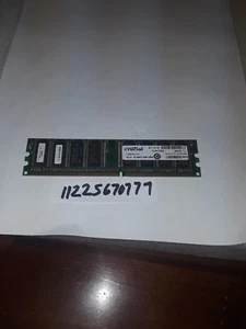 1GB DDR1 DDR PC2700 DDR1-333 333 PC 2700 184PIN NON-ECC UNBUFFERED NON-REG 64X8 - Picture 1 of 1