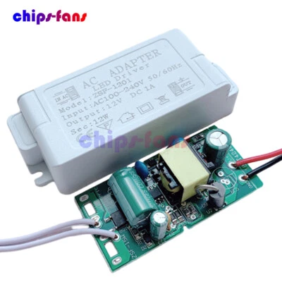 AC100-240 to DC12V Voltage Converter Transformer Power Supply LED Driver Adapter - Image 1 of 4