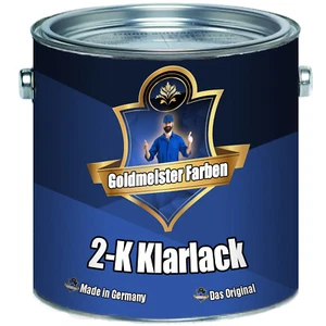 5 kg Goldmeister Farben 2k Klarlack Härter SET glänzend 2-K Lack Transparent - Picture 1 of 4