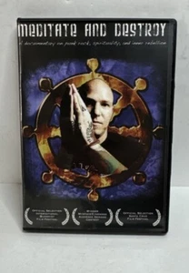 Meditate And Destroy Punk Rock Spirituality Documentary Levine DVD 2007 - Imagen 1 de 3
