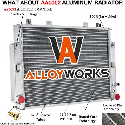 2-Row Radiator Fit 1992-99 MERCEDES-BENZ CLASS W140 S420 S500 S600 4.2/5.0/6.0L Foto 1 de 4