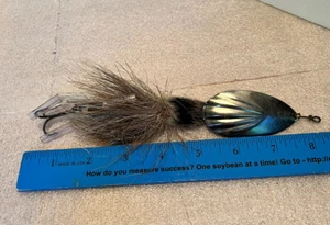 Señuelo de pesca vintage Marathon Musky doble gancho giratorio de 8 pulgadas (505) - Imagen 1 de 6