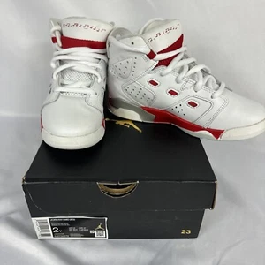 Nike Air Jordan 6, White University Red Kid’s Shoes Size 2Y (DM1160-106) 6/15/21 - Picture 1 of 9