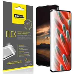 2x Protector de Pantalla para Nothing Phone (2a) Plus, cobertura 100%, láminas - Imagen 1 de 6