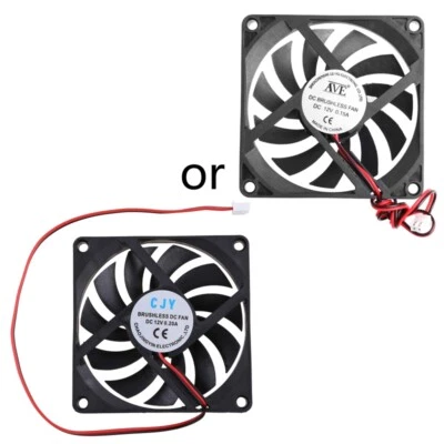 CPU Fan 8010 80mm DC Brushless 12V 2600rpm Silent Mini Micro Quiet Computer Cpu - Image 1 of 4