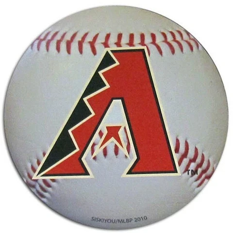 Arizona Diamondbacks Baseball Shaped Magnet Round Indoor for Fridge Locker MLB Cover