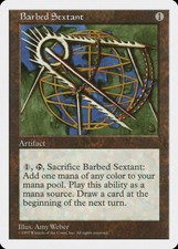 Magic MTG Tradingcard Fifth Edition 1997 Barbed Sextant