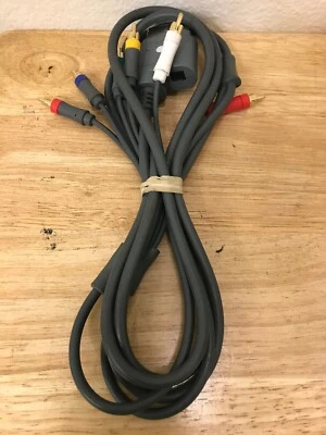 XBOX 360 ✔ GENUINE OEM MICROSOFT COMPOSITE VIDEO AV TV RCA CABLE CORD - Image 1 of 4