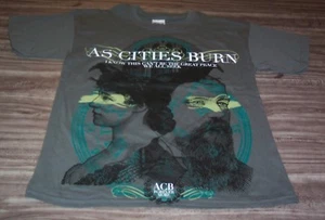 AS CITIES BURN Can't Be The Great Place We All Seek T-Shirt Band YOUTH LARGE NEW - Picture 1 of 2