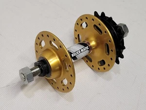 Gold Maillard Helicomatic Rear Hub For Old School Bmx NOS Suntour Sunshine ACS - Picture 1 of 8