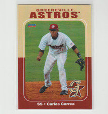 2012 Choice Greeneville Astros CARLOS CORREA 1st Minor League Card!
