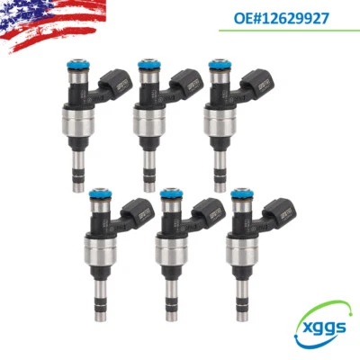 6PCS Fuel Injector For CHEVROLET CAPTIVA CHEVROLET CAPTIVA SPORT 2011 12629927 - Image 1 of 4