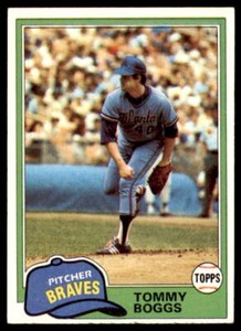 1981 TOPPS BASEBALL #132 TOMMY BOGGS