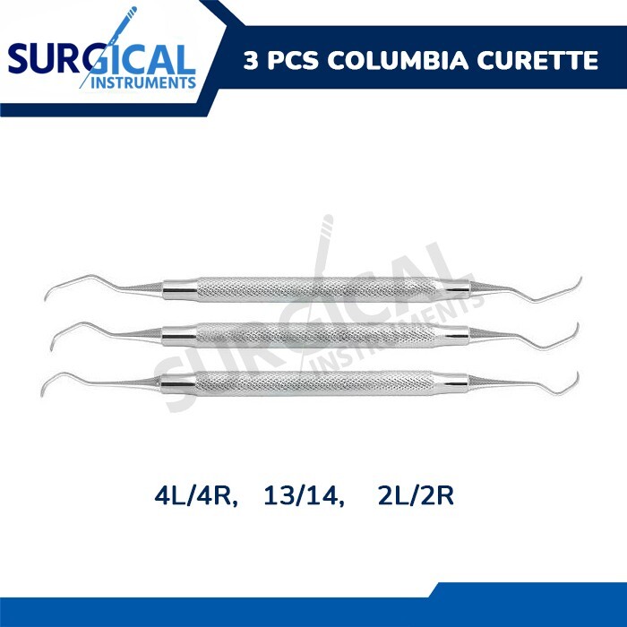Columbia Curette Double Ended 13/14 Surgical Dental Instruments