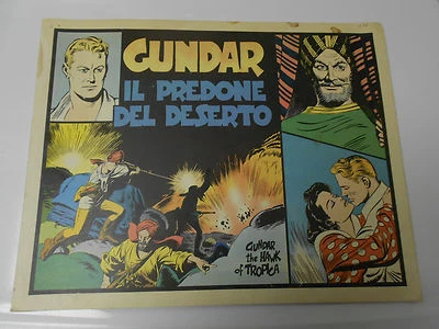 Flash Gordon 1943 1977 Sunday Dailies italiano reimpresiones en color Gundar 16x12,5 Foto 1 de 4