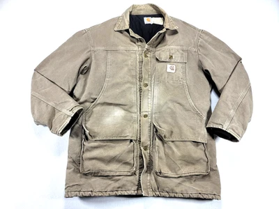 Chaqueta de trabajo aislante Carhartt vintage años 80 LT hecha en EE. UU. UGWA Union Foto 1 de 4