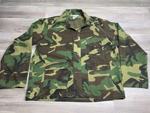 Vintage Zero Zone Mens Camo Sportswear Button Up Field Fatigue Shirt Size Medium - Picture 1 of 6