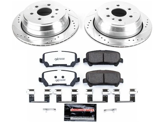 Rear Brake Pad and Rotor Kit 97JKRG72 for Canyon 2015 2016 2017 2018 2019 2020 - Image 1 of 1