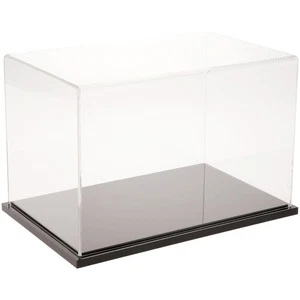 Plymor Clear Acrylic Display Case with Black Base, 11" W x 7" D x 7" H - Picture 1 of 1