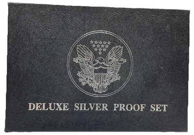 Silver 1992 U.S. Mint Proof Deluxe  5 Coin Set with COA In Original Box - Image 1 of 4