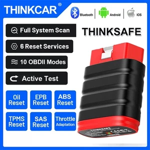 ThinkSafe All System Oil Reset TPMS Bidirectional OBD2 Scanner Diagnostic ABS - Picture 1 of 22