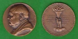 2" WINSTON CHURCHILL MEDAILLE von LOWENTHAL --- IHID - Bild 1 von 1