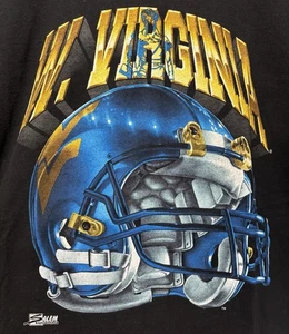 Camisa De Colección Salem Sportswear West Virginia Para Hombre XL Negra Casco Logo RARA Años 90 - Imagen 1 de 9