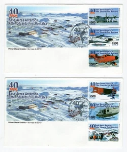 CHILE 2010 Antartic Base Eduardo Frei Montalva 40 years FDC - Picture 1 of 1