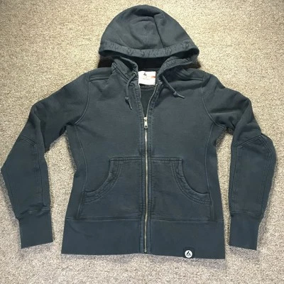 American Giant Black Full Zip Hooded Jacket Hoodie Womens Small Heavyweight - Image 1 of 4