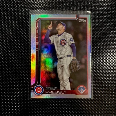 RYAN PRESSLY Rainbow Foil 2025 Topps Update US46 Chicago Cubs - Image 1 of 2