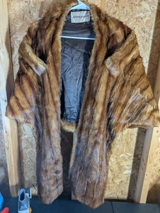 Fellschal hellbraun wunderschön - Bild 1 von 6