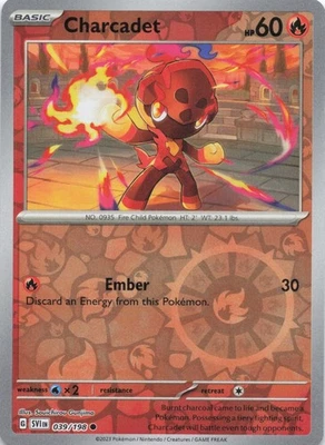 Charcadet - Common SV01: Scarlet & Violet Base Set 039/198 NM Reverse Holo - Image 1 of 2