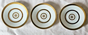 Feine Qualität Bernardaud Limoges Penelope, Gruppe von 3 Untertassenschalen - Bild 1 von 7