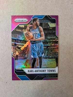 2016-17 Panini Prizm - Karl-Anthony Towns #262 Purple Prizm /75 - Image 1 of 4