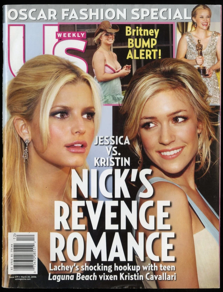 MARCH 20 2006 US WEEKLY, JESSICA SIMPSON & KRISTIN CAVALLARI, OSCARS FASHION - Image 1 of 1