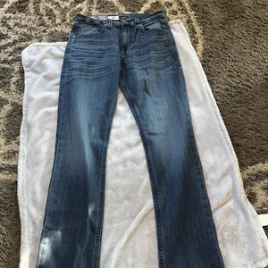 Rock & Republic Jeans Mens 32x34 Street Cried Relaxed Straight Denim Distressed - Picture 1 of 20