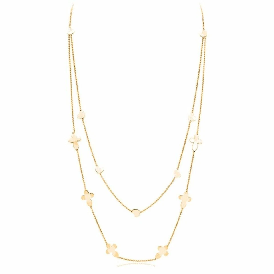 Collana Donna Amen CROCI CUORI DOPPIA - Immagine 1 di 1