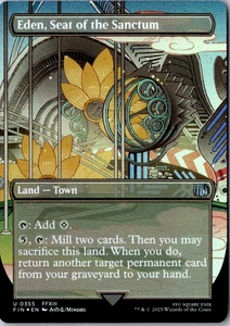 Eden, Seat of the Sanctum (sin fronteras) U FINAL FANTASY 355 FOIL casi como nuevo - Imagen 1 de 1