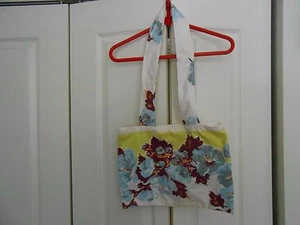 VINTAGE ALL FABRIC COTTON SHOULDER BAG (UNUSED) FULLY LINED. - Picture 1 of 2