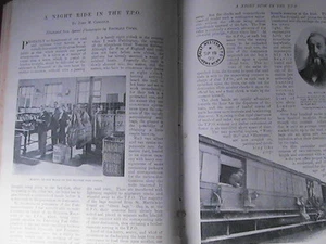 Travelling Post Office TPO Night Mail Train Carriage Rare Victorian 1899 Article - Bild 1 von 6